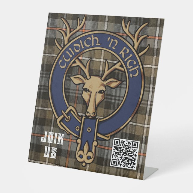 Clan Mackenzie Pedestal Sign (Front)