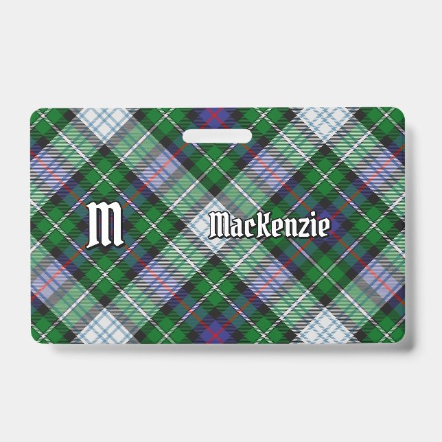 Clan MacKenzie Robe Tartan Badge (Face)