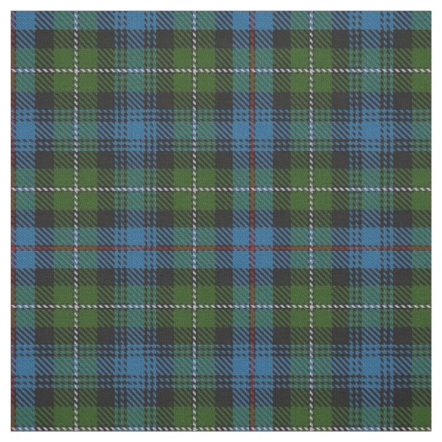 Clan MacKenzie Scottish Tartan Plaid Fabric (Swatch)