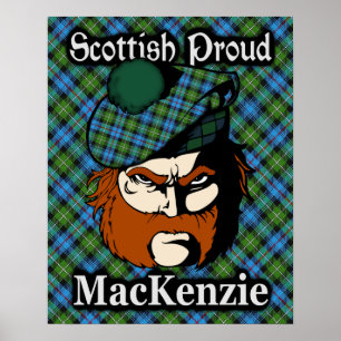 Clan MacKenzie Scottish Tartan Poster
