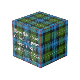 Clan MacKenzie Tartan House Blessing Cube
