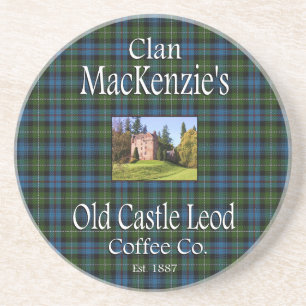 Clan MacKenzie's Old Castle Leod Coffee Co. Coaster