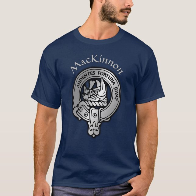 Clan MacKinnon Crest  T-Shirt (Front)