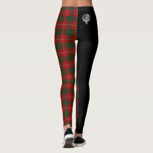 Clan MacKinnon Crest & Tartan Leggings