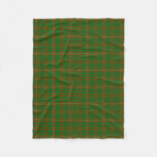 Clan MacKinnon Hunting Tartan Fleece Blanket