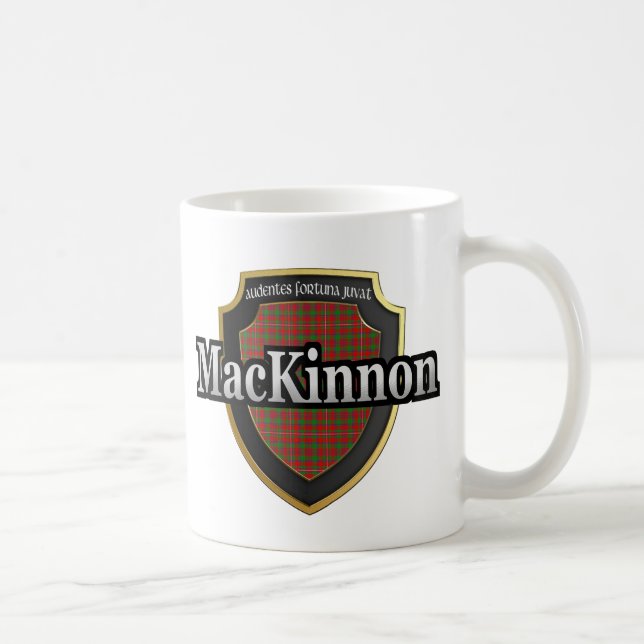 Clan MacKinnon Scottish Dynasty Tartan Mugs Cups (Right)
