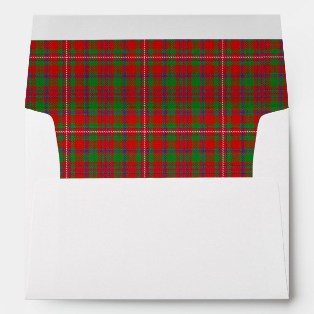 Clan MacKinnon Tartan Scottish Dreams Envelopes (Back (Bottom))