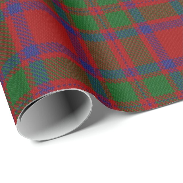 Clan MacKintosh McIntosh Scottish Tartan Wrapping Paper (Roll Corner)
