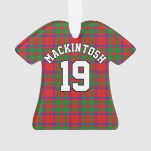 Clan MacKintosh Tartan Christmas Jersey Ornament