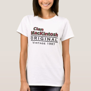 Clan MacKintosh Vintage Customize Your Birthyear T-Shirt