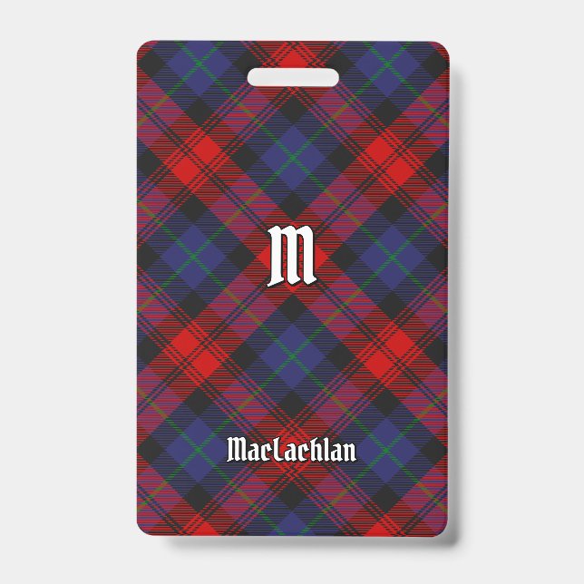 Clan MacLachlan Tartan Badge (Front)