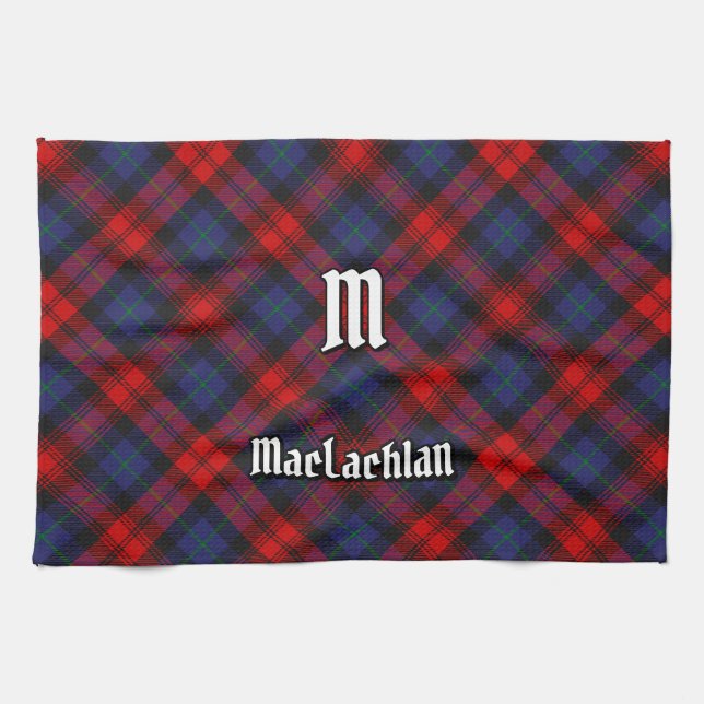 Clan MacLachlan Tartan Kitchen Towel (Horizontal)