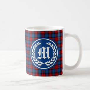 Clan MacLachlan Tartan Monogram Coffee Mug