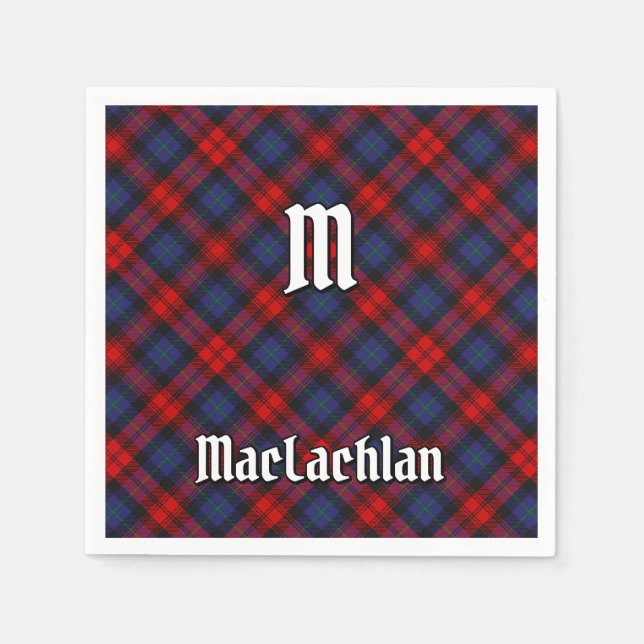 Clan MacLachlan Tartan Napkin (Front)