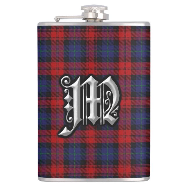 Clan MacLachlan Tartan Old Scotland Flask (Front)