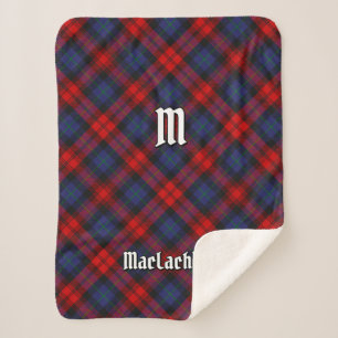 Clan MacLachlan Tartan Sherpa Blanket