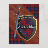 Clan MacLachlan Tartan Sword & Shield
