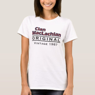Clan MacLachlan Vintage Customize Your Birthyear T-Shirt