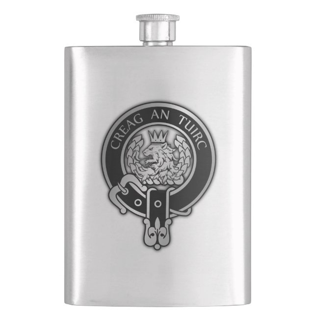 Clan MacLaren Crest Flask (Front)