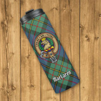 Clan MacLaren Crest over Tartan