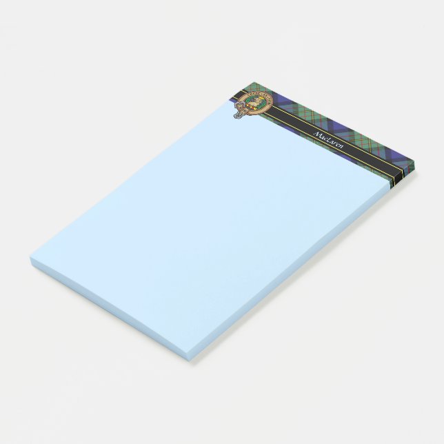 Clan MacLaren Crest Post-it Notes (Angled)