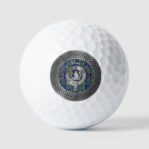 Clan MacLaren Crest & Tartan Knot Golf Balls