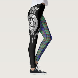 Clan MacLaren Crest & Tartan Leggings