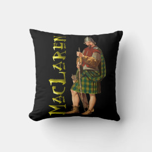 Clan MacLaren Highland Dream Throw Pillow