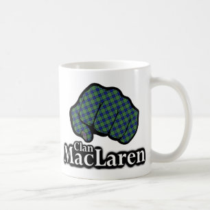 Clan MacLaren Scotland Proud Tartan Fist Coffee Mug