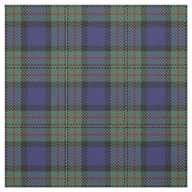 Clan MacLaren Scottish Tartan Plaid Fabric | Zazzle