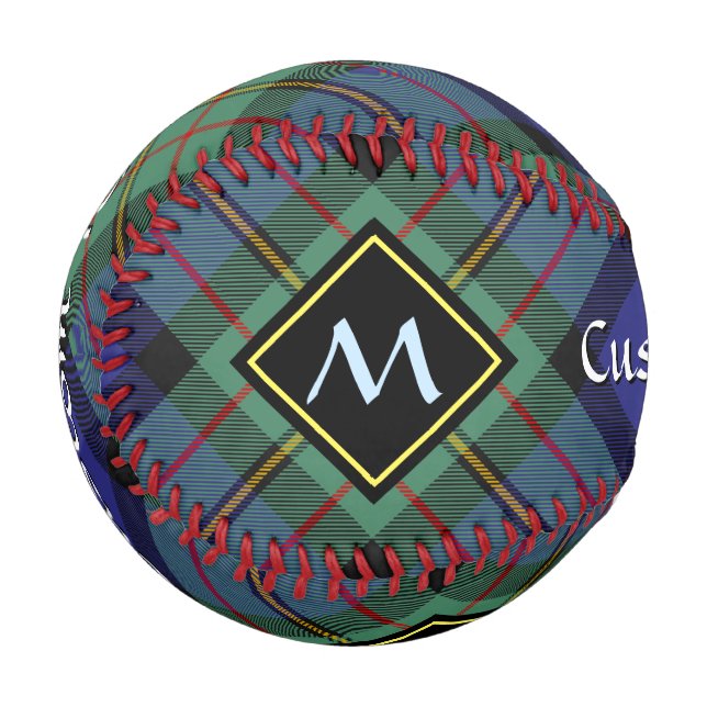 Clan MacLaren Tartan Baseball (Front Left)