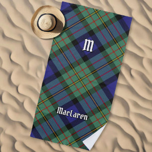 Clan MacLaren Tartan Beach Towel
