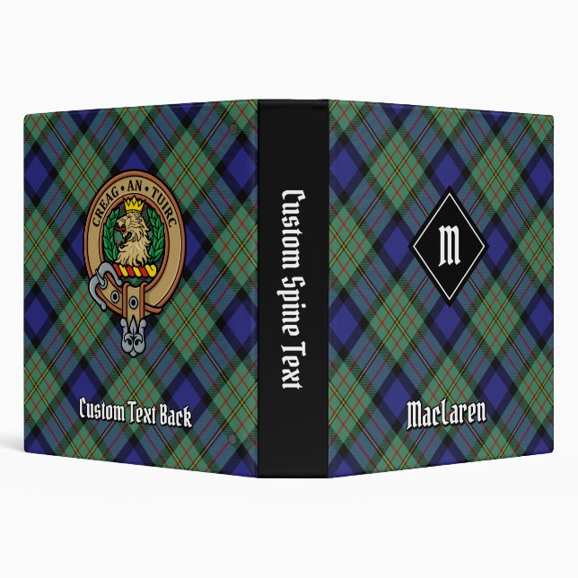 Clan MacLaren Tartan Binder (Background)