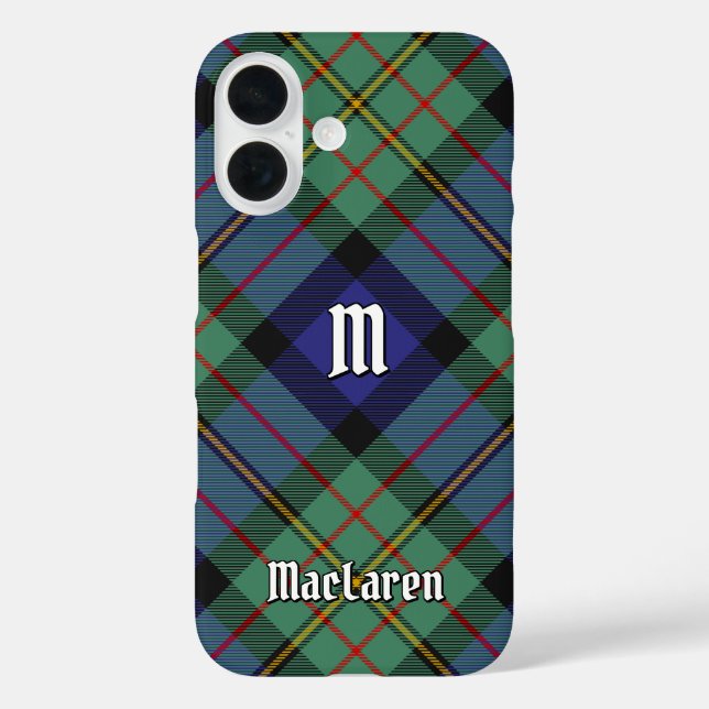 Clan MacLaren Tartan Case-Mate iPhone Case (Back)