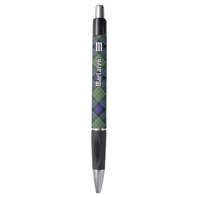 Clan MacLaren Tartan Pen (Front Vertical)
