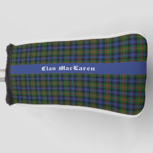 Clan MacLaren Tartan Plaid  Customizable  Golf Head Cover