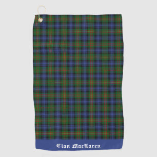 Clan MacLaren Tartan Plaid  Customizable  Golf Towel