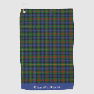 Clan MacLaren Tartan Plaid Customizable Golf Towel