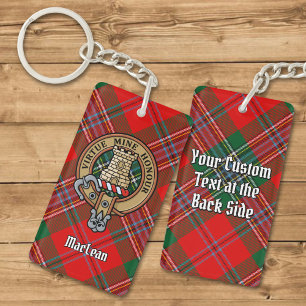 Clan MacLean Crest sur Tartan