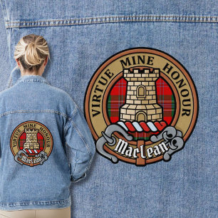 Clan MacLean Crest sur Tartan