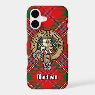 Clan MacLean Crest sur Tartan