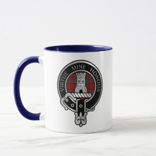 Clan MacLean Crest & Tartan Mug