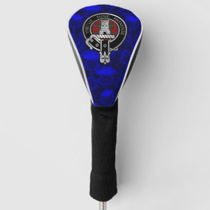 Clan MacLean Crest & Tartan on Thistle Golf Head Cover