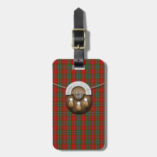 Clan MacLean Of Duart Tartan And Sporran Luggage Tag