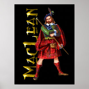 Clan MacLean Scottish Highland Dream Poster