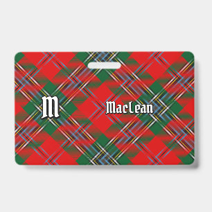 Clan MacLean Tartan Badge
