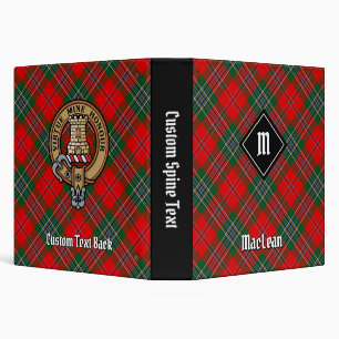 Clan MacLean Tartan Binder
