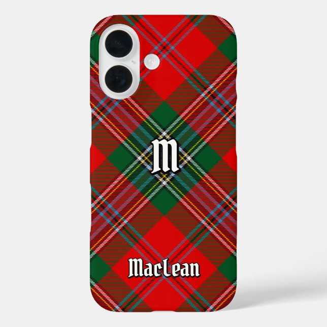 Clan MacLean Tartan Case-Mate iPhone Case (Back)