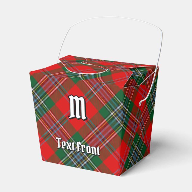 Clan MacLean Tartan Favor Box (Front Side)