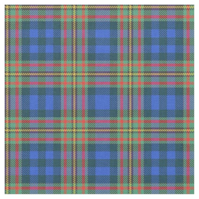 Clan MacLellan 2 Scottish Tartan Plaid Fabric (Close Up)